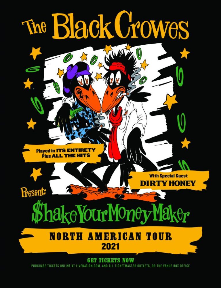 The Black Crowes Are Back With Rescheduled Dates For “Shake Your Moneymaker” Tour