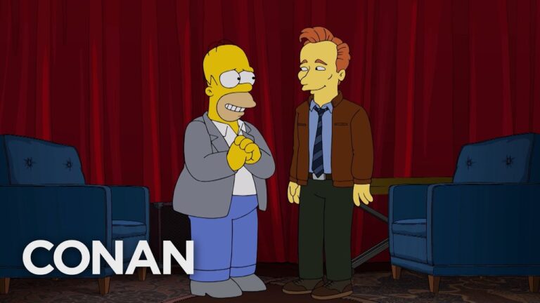 Homer Simpson Conducts Conan O’Brien’s TBS Exit Interview