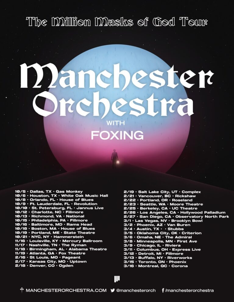 Manchester Orchestra Announce 2021/2022 North American Tour