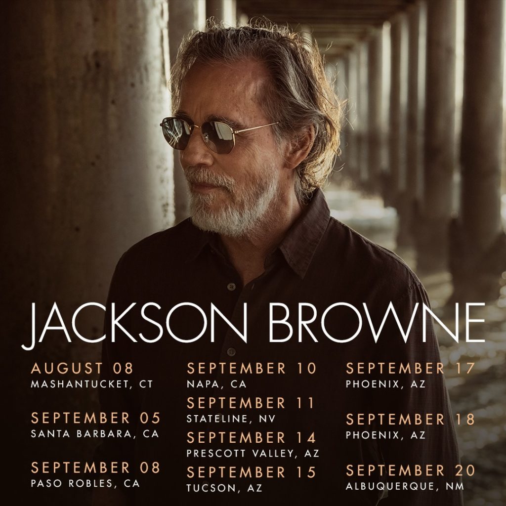 Jackson Browne Announces "Evening With" Tour Dates For September That