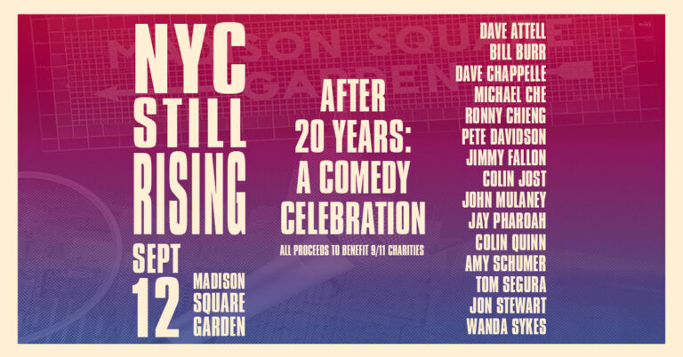 “NYC Still Rising After 20 Years: A Comedy Celebration” Jon Stewart And Pete Davidson To Bring An Unprecedented Comedy Lineup