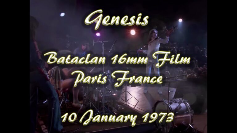 4K Remastered Footage From Genesis Live In 1973 At Paris’ Bataclan Theatre