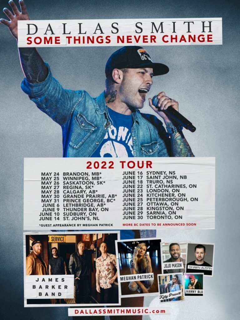Dallas Smith Announces The “Some Things Never Change” 2022 Tour