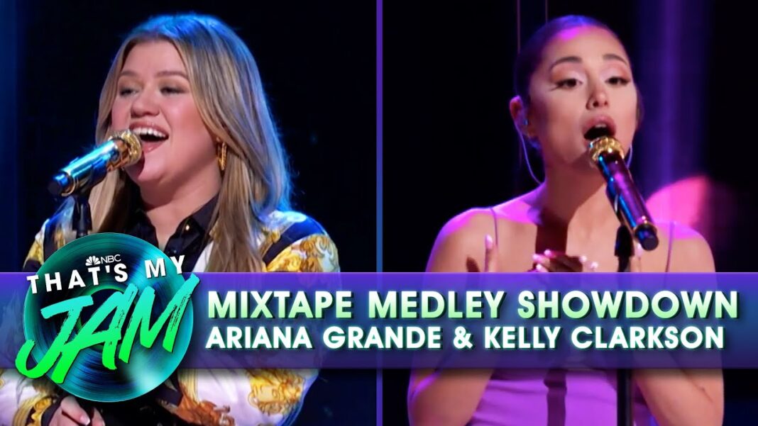 Ariana Grande and Kelly Clarkson SingOff in "That's My Jam" That