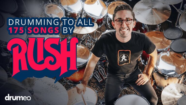 Guy Drums Along To All 175 Rush Songs