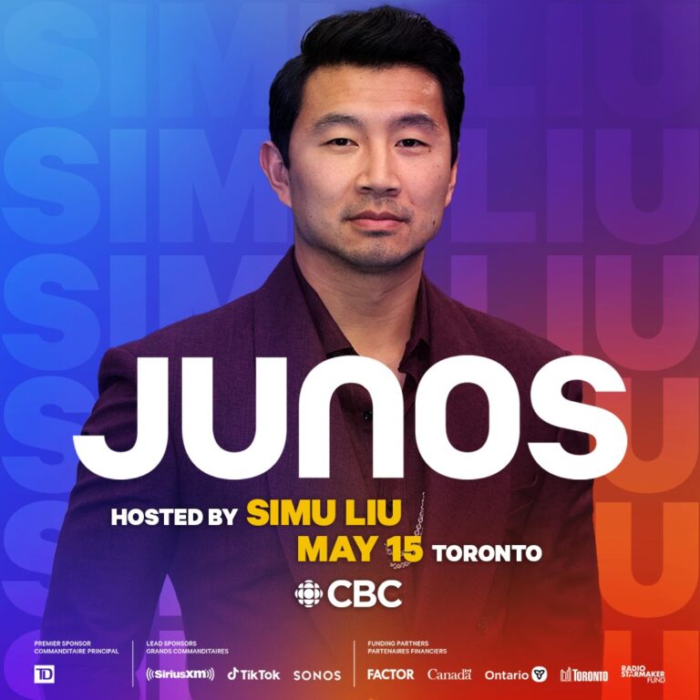 Simu Liu Will Host The 2022 JUNO Awards