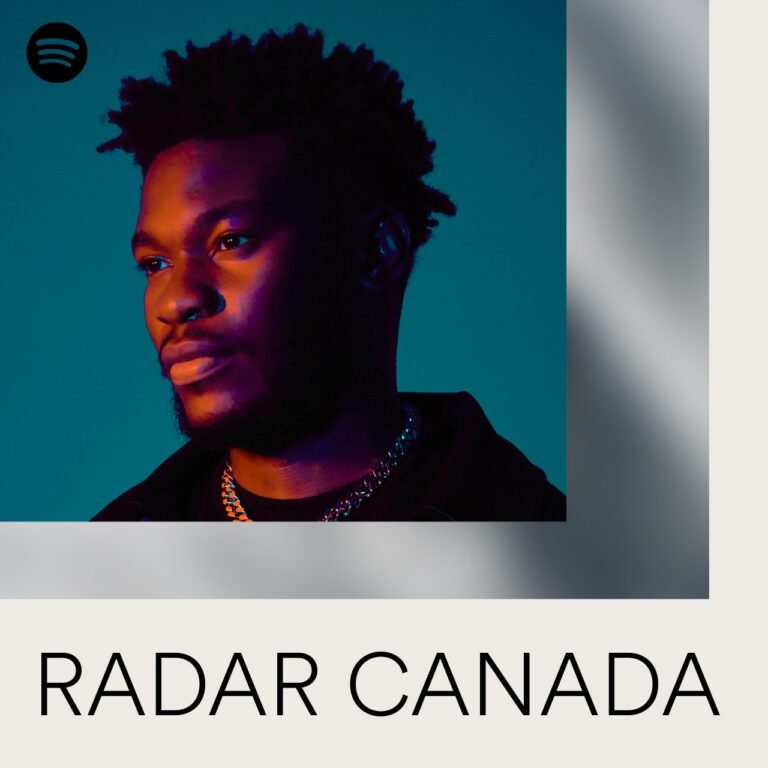 Nonso Amadi Featured As Spotify Radar Canada Artist For The Month Of April