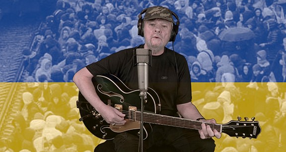 Canadian Music Hall of Famer MYLES GOODWYN Releases “For Ukraine”
