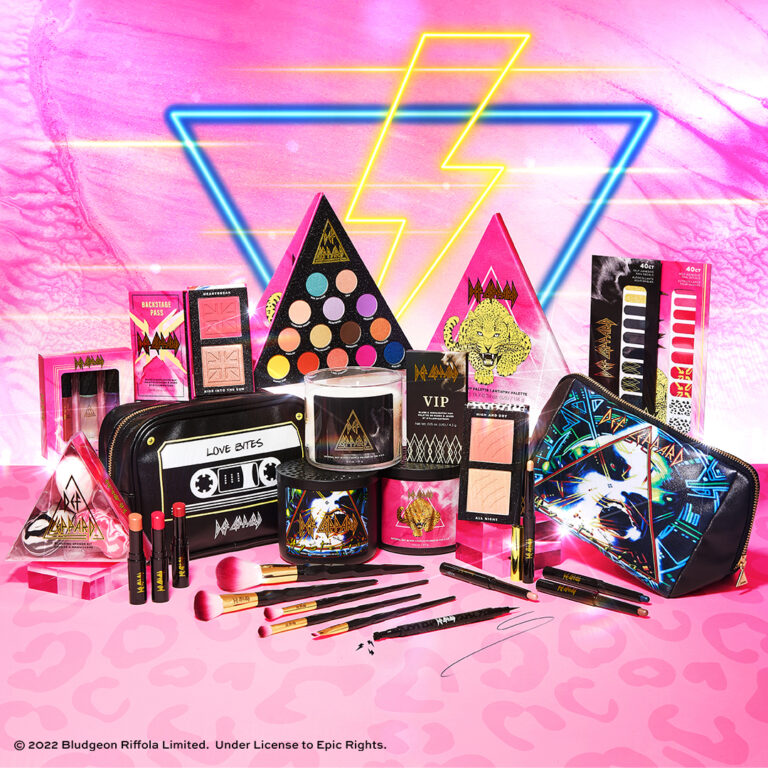 Launch of Def Leppard beauty collection creating Hysteria in the makeup industry