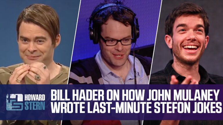 Bill Hader on the Last-Minute Jokes John Mulaney Wrote for Stefon