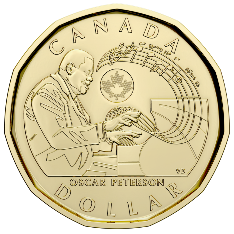 Royal Canadian Mint Honours Legendary Canadian Pianist And Jazz Giant Oscar Peterson On New $1 Circulation Coin