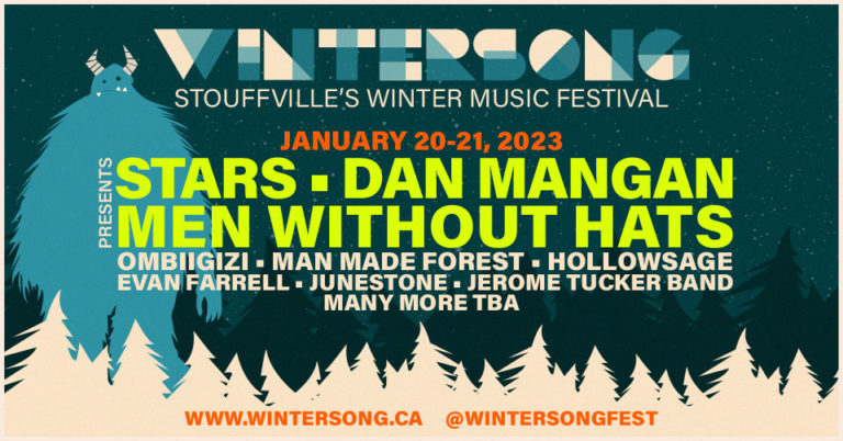 Wintersong Music Festival Announces 2023 Headliners: Stars, Dan Mangan & Men Without Hats