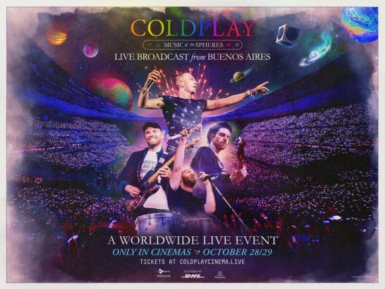 ”Coldplay Music Of The Spheres Live Broadcast From Buenos Aires” In Cinemas Worldwide on October 28 & 29