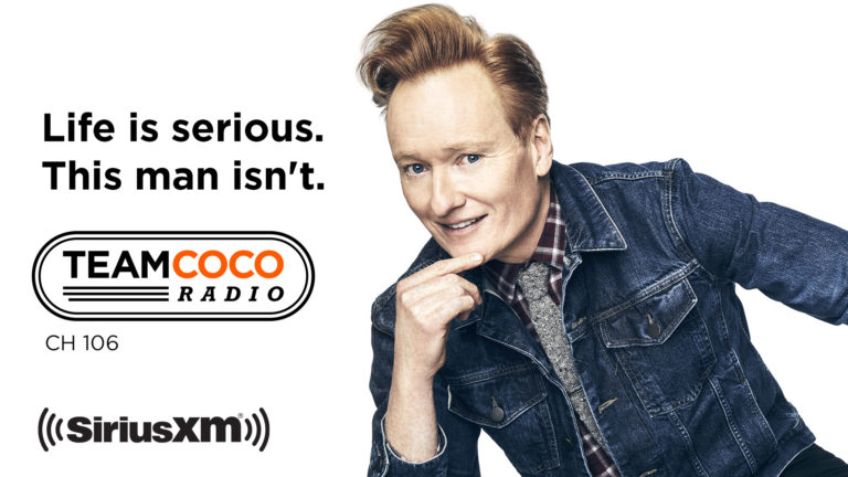 “Team Coco Radio,” a New Comedy Channel Executive Produced by Conan O’Brien, to Launch Exclusively on SiriusXM