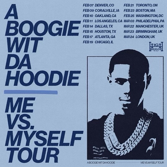 A Boogie Wit Da Hoodie Announces The “Me Vs Myself” Tour That Eric Alper