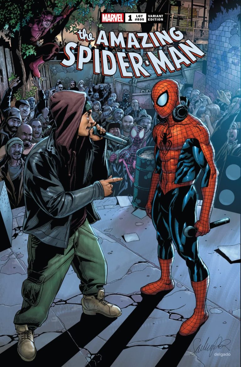 Eminem Battles Spider-Man In New Marvel Comic