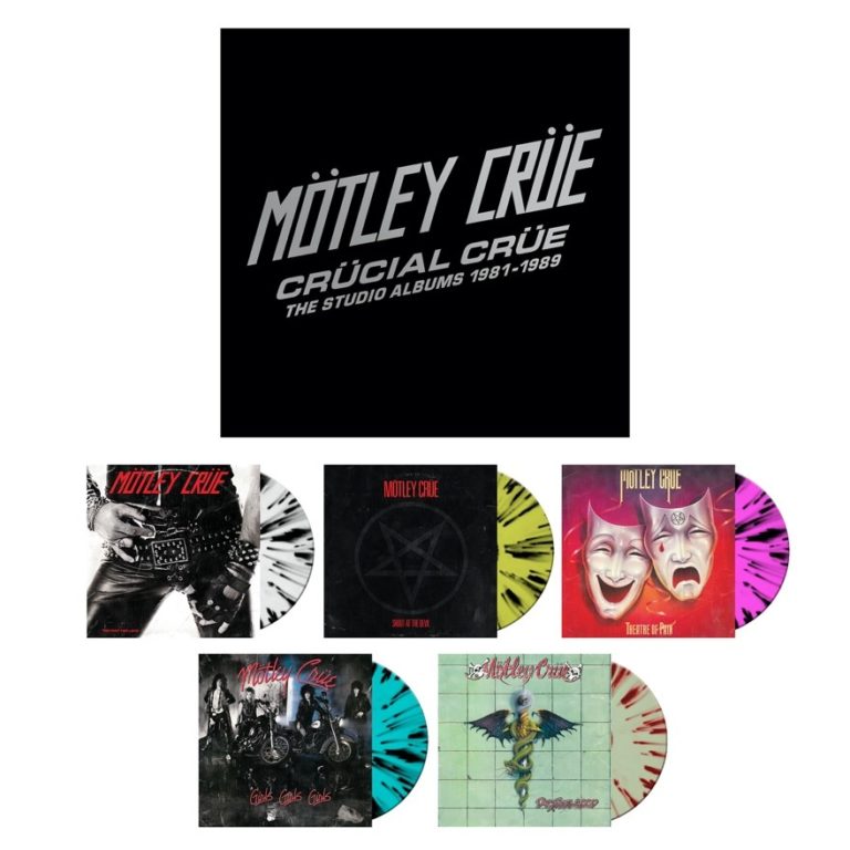 MÖTLEY CRÜE To Release Limited-Edition Box Set Featuring The Band’s First Five Platinum Selling Album On CD & Colored Vinyl