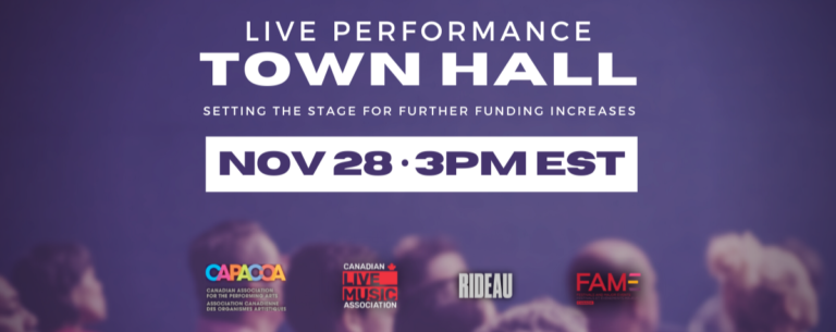 Invitation to be heard: an important call to action for Canada’s live music community