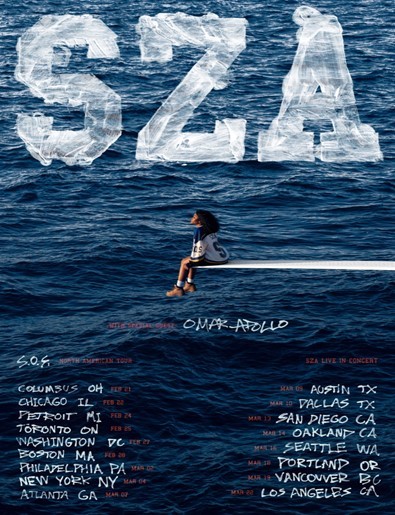 SZA Announces Her Historic First Arena Tour : “The S.O.S North American Tour”