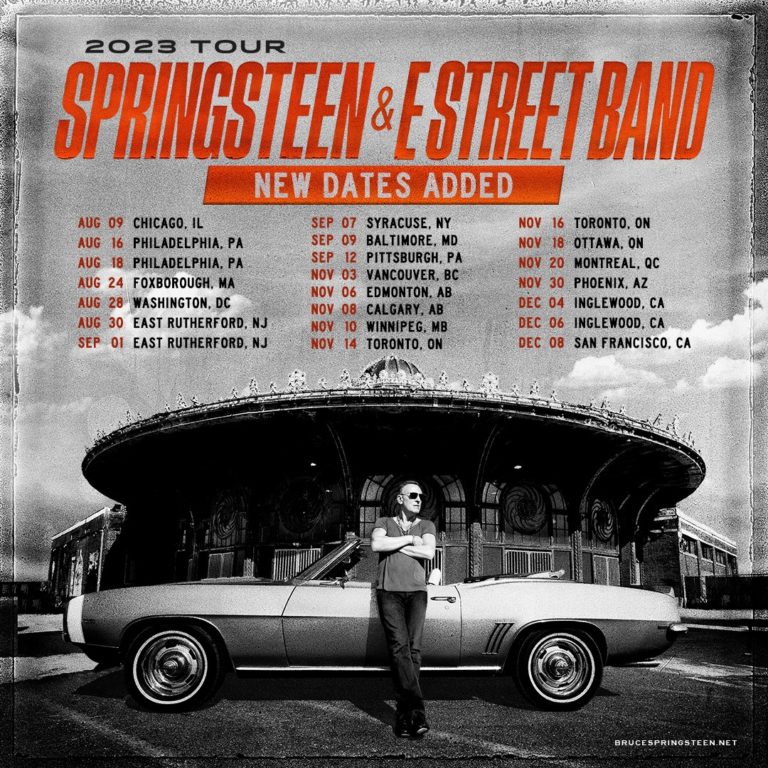 Bruce Springsteen And The E Street Band Add North American Shows In 18 Cities To Their 2023 International Tour