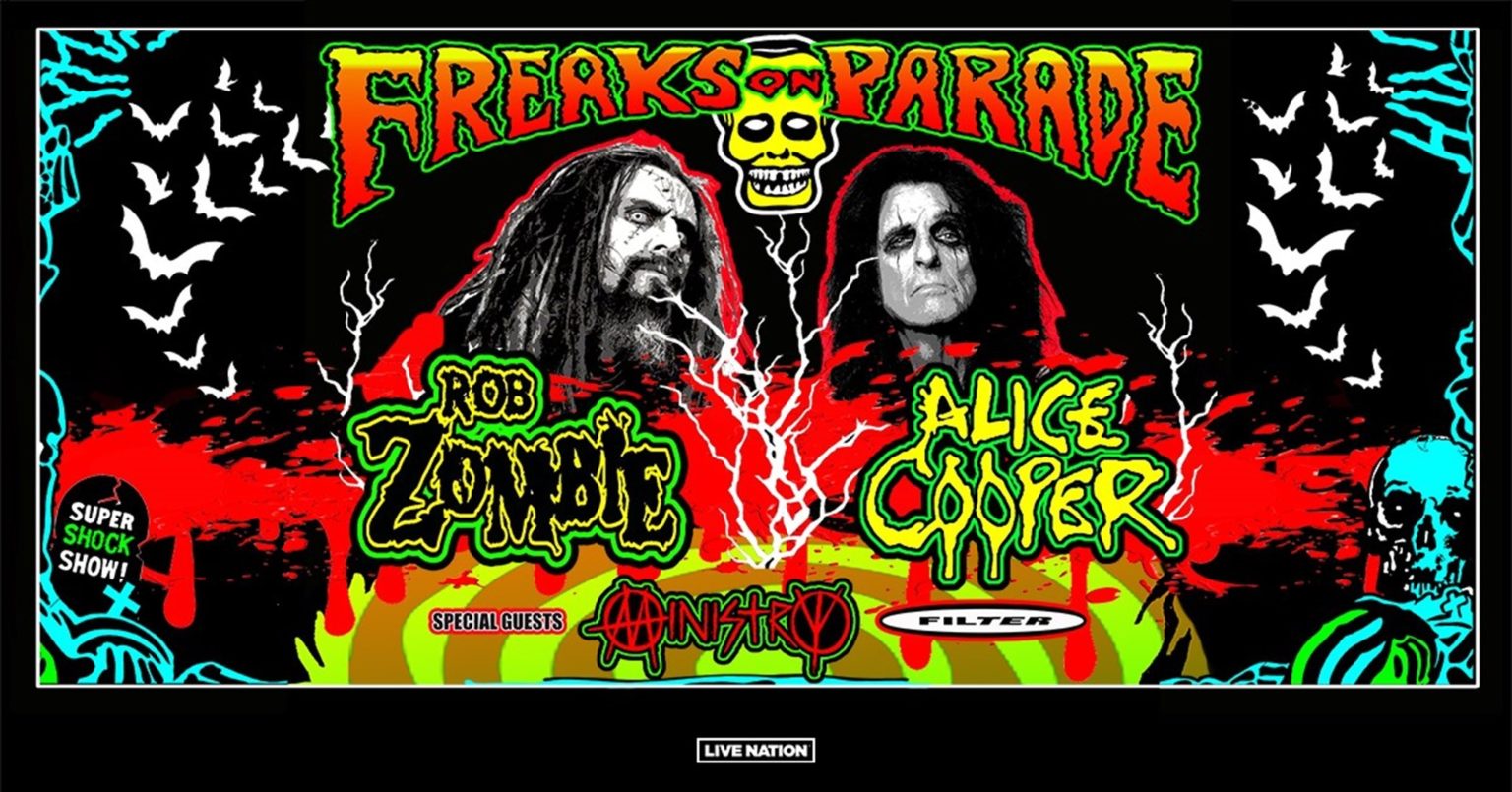 Rob Zombie And Alice Cooper Announce 'Freaks On Parade' Tour That