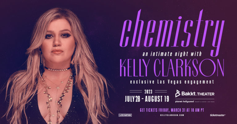 Kelly Clarkson Announces Exclusive Las Vegas Engagement At Bakkt Theater At Planet Hollywood Resort & Casino