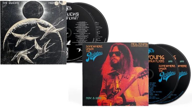 Neil Young Continues Original Bootleg Series With The Ducks’ ‘High Flyin’’ And Neil Young & The Santa Monica Flyers’ ‘Somewhere Under The Rainbow’ Out April 14, 2023