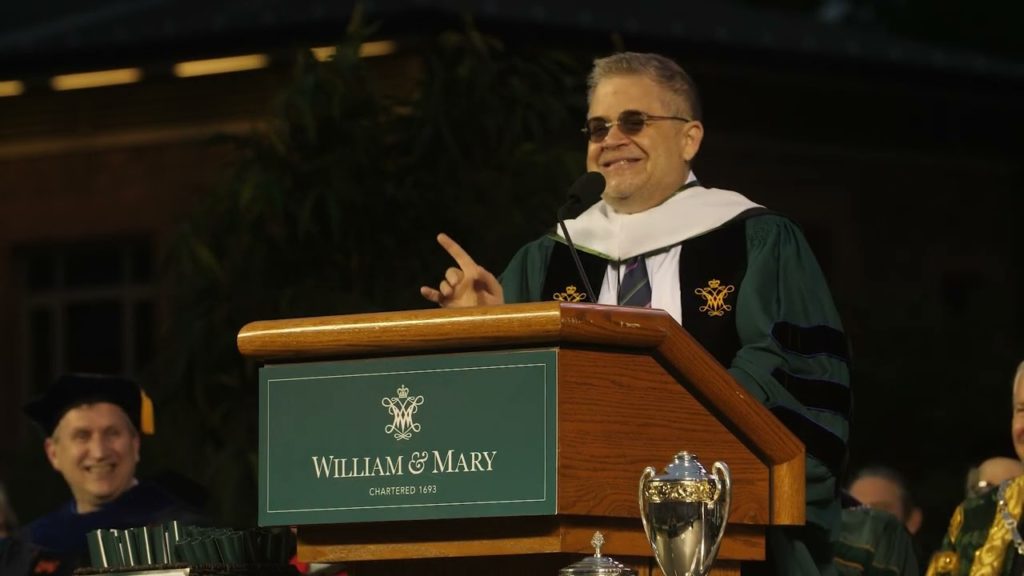 Patton Oswalt Delivers The 2023 Commencement Speech To William & Mary’s