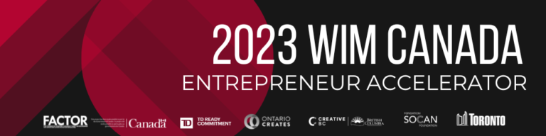 Applications Are Now Open For The 2023 Women In Music Canada Entrepreneur Accelerator