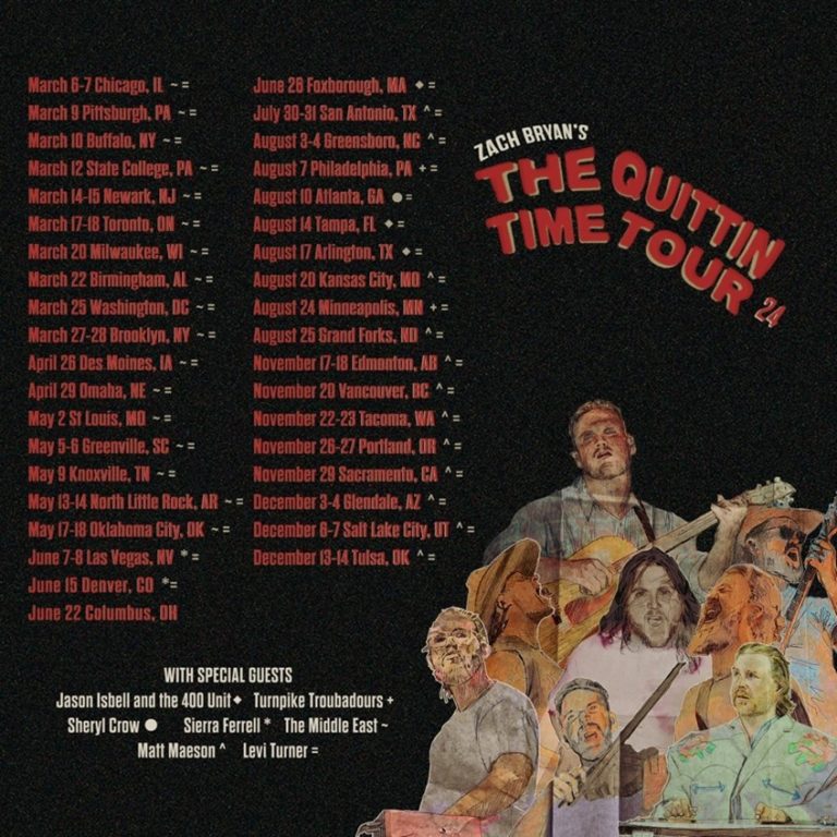 Zach Bryan Announces ‘The Quittin Time’ 2024 Tour
