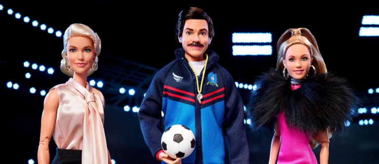 “BELIEVE!” Ted Lasso x Barbie in New Signature Doll Collection Is Now Available
