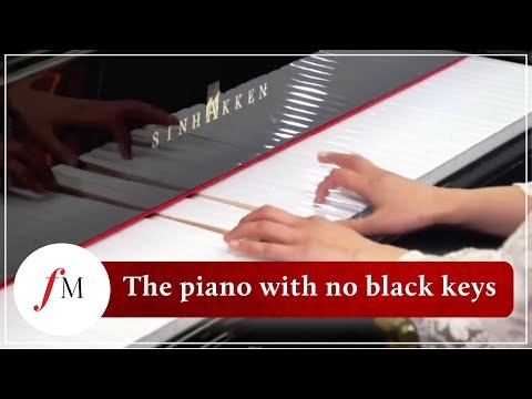 The Extraordinary Sound Of A Piano With No Black Keys