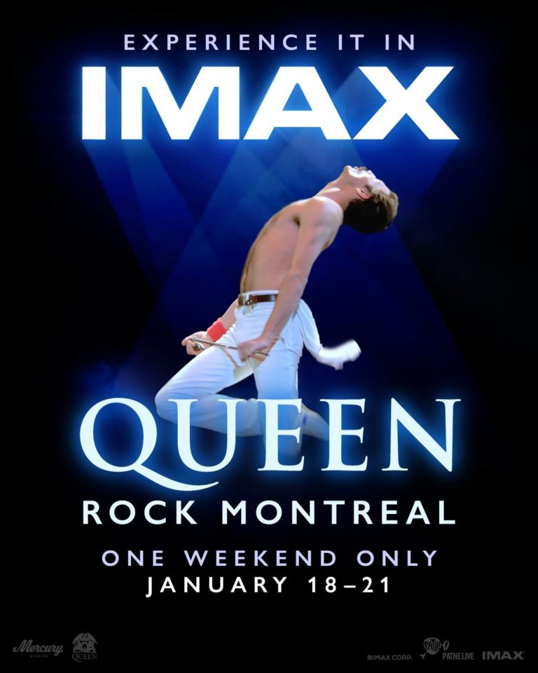 Queen Rock Montreal Concert Film Exclusively In IMAX Theatres For A Limited Engagement Beginning January 18