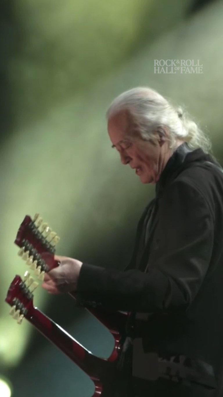 Jimmy Page Pays Tribute To Link Wray At The Rock And Roll Hall Of Fame