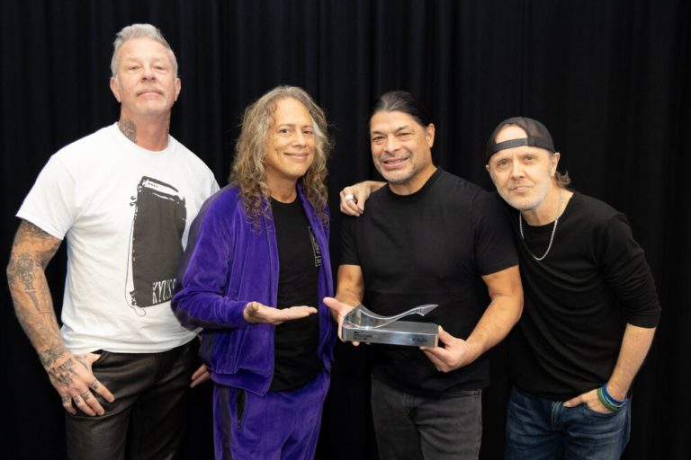 Metallica Receives SoundExchange Hall Of Fame Award