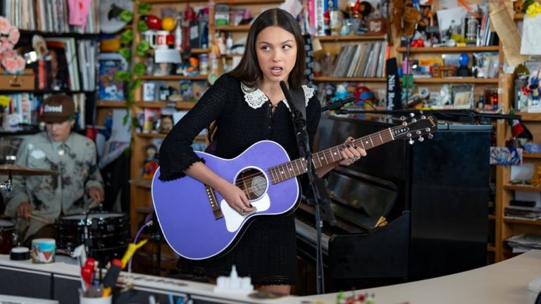 Olivia Rodrigo Performs On NPR’s Tiny Desk Concert