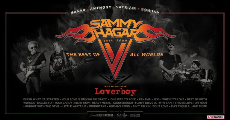 Sammy Hagar, Michael Anthony, Joe Satriani, Jason Bonham Announce ‘The Best Of All Worlds’ Summer 2024 Tour