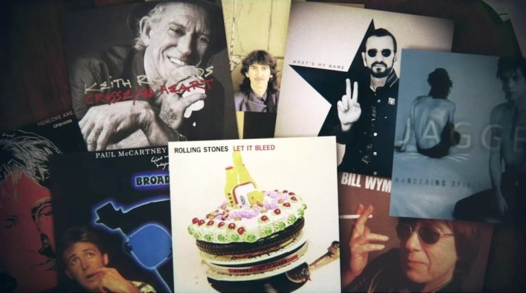 The Beatles and The Rolling Stones Clash in Animated Album Cover Showdown