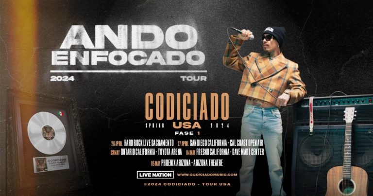Codiciado’s “Ando Enfocado” Tour Hits The U.S.