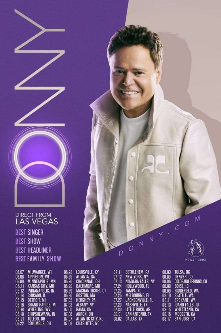 Donny Osmond To Bring His Award Winning Las Vegas Show To Select U.S. Cities This Summer