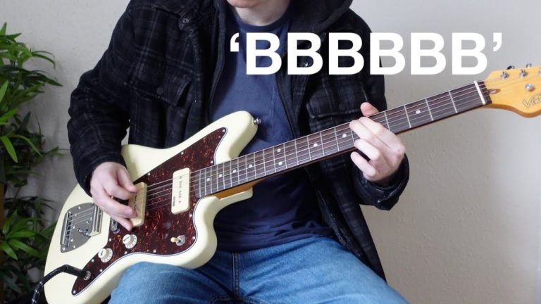 Guitarist Plays Black Sabbath Riffs With All Strings Tuned to B