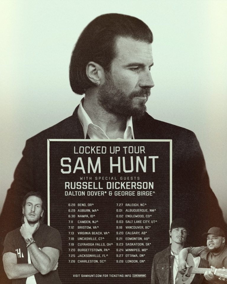 Sam Hunt Announces Summer Ampitheatre Tour