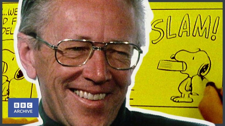 Ever Want To See Charles Schulz In Action Drawing Peanuts? Here You Go.