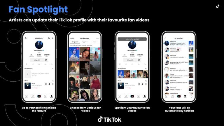 TikTok partners with Billie Eilish to launch new Fan Spotlight Feature