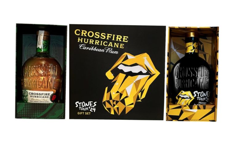 Crossfire Hurricane Rum by The Rolling Stones Launches 2024 Limited Edition Hackney Diamonds Gift Set