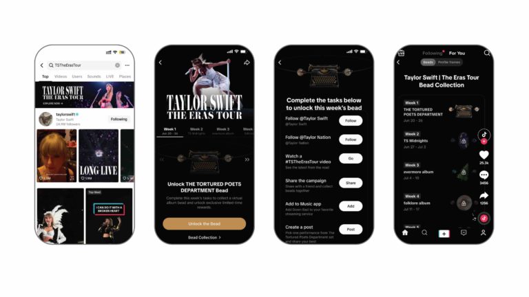 TikTok Expands Taylor Swift In-App Experience To Celebrate Taylor Swift’s The Eras Tour 2024 Dates