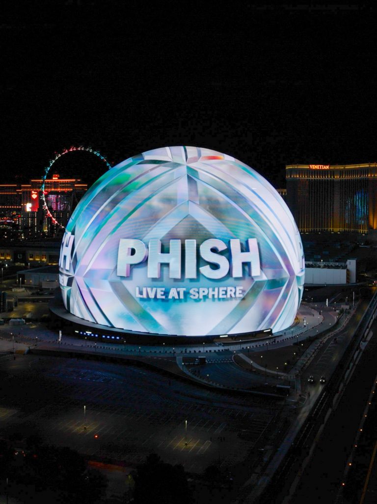 Watch Thrilling Drone Journey Through Las Vegas Sphere with Phish