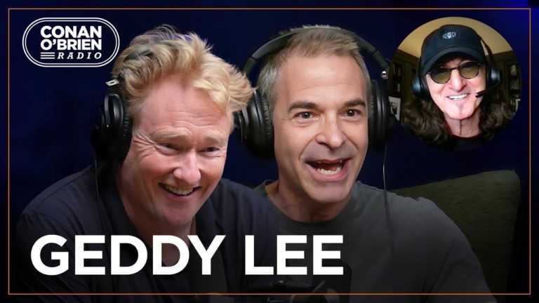 Conan O’Brien Surprises Jordan Schlansky With Rush Singer Geddy Lee