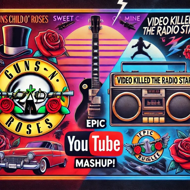 Guns N’ Roses’ “Sweet Child O’ Mine” + The Buggles’ “Video Killed the Radio Star” Mashup = FUN