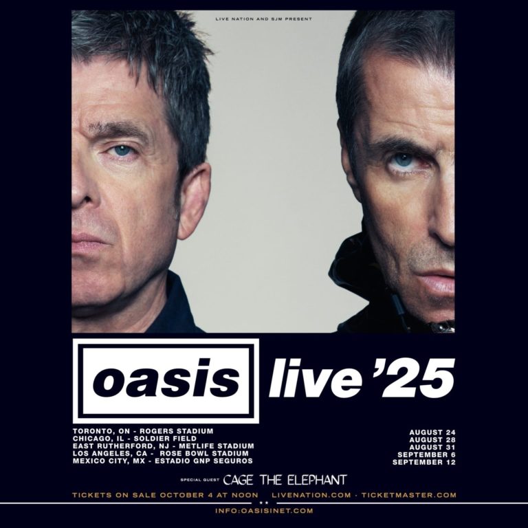 Oasis Announce 2025 North American Tour